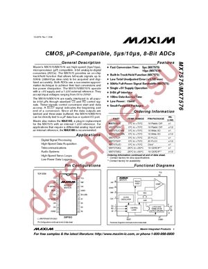 MX7575JEWN+ datasheet  